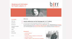 Desktop Screenshot of biff-luebeck.de