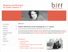 Tablet Screenshot of biff-luebeck.de
